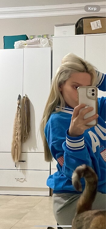 küllü sarı çıt çıt postiş - Görsel 6