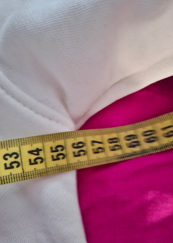 Beyaz Erkek Pamuklu Sweatshirt ICON Baskılı - Görsel 8