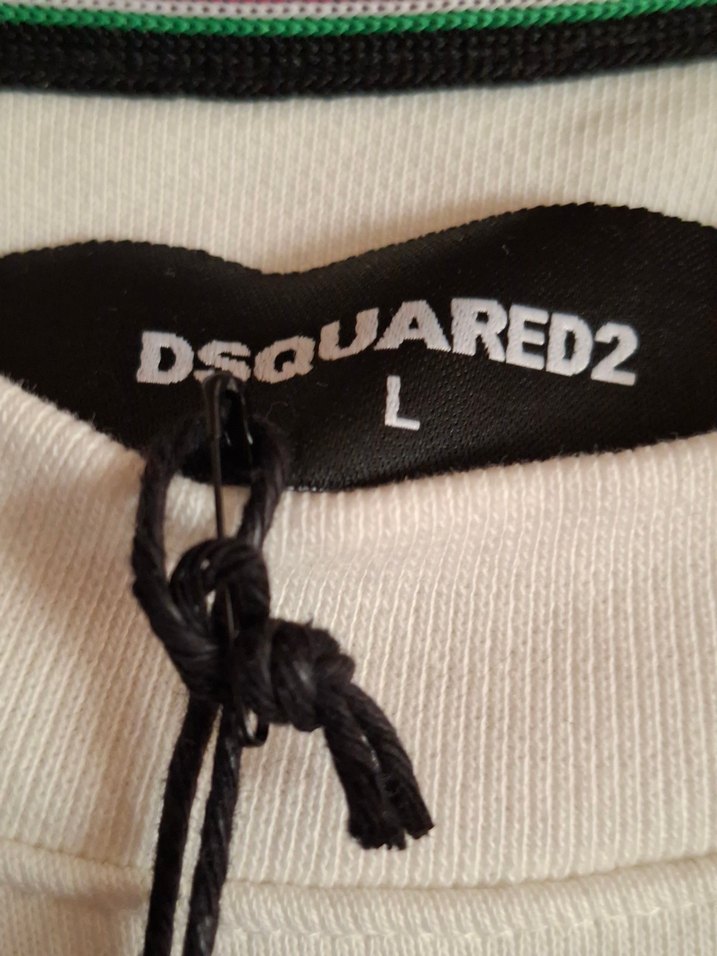 Beyaz Erkek Pamuklu Sweatshirt ICON Baskılı - Görsel 3