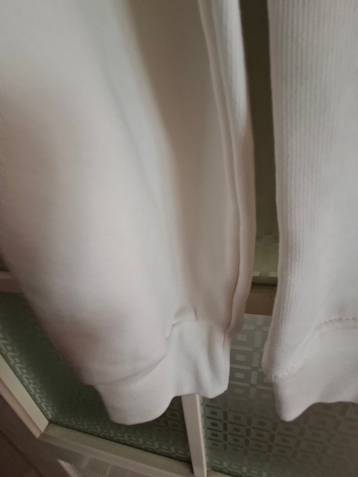 Beyaz Erkek Pamuklu Sweatshirt ICON Baskılı - Görsel 5