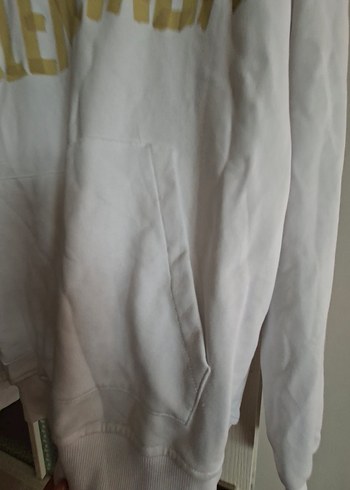 Balenciaga Beyaz Kapüşonlu Sweatshirt - Görsel 3