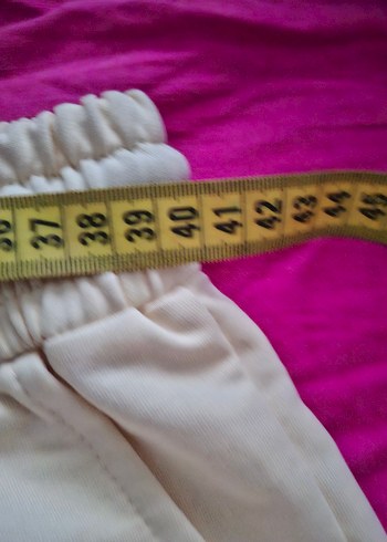 Krem Kadın Rahat Kesim Eşofman Altı - Görsel 10