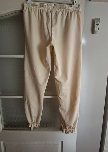 Krem Kadın Rahat Kesim Eşofman Altı - Görsel 7