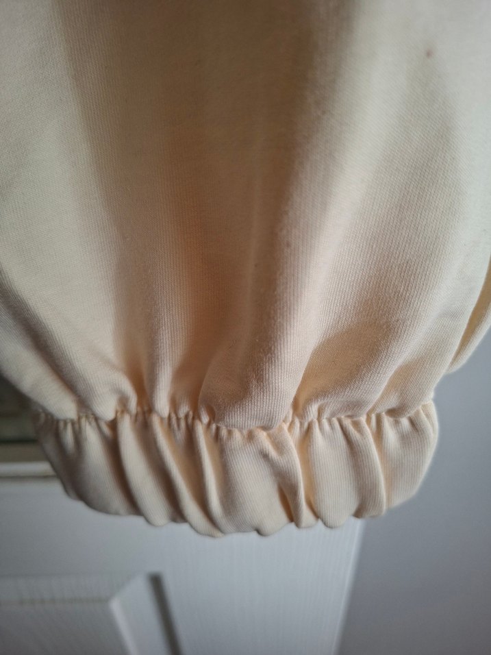 Krem Kadın Rahat Kesim Eşofman Altı - Görsel 3