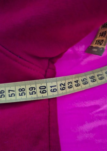 Koyu Kırmızı Kapüşonlu Oversize Sweatshirt - Görsel 11