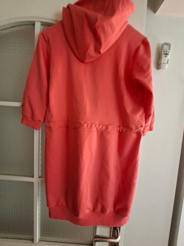 kadin Kapüşonlu Fermuarlı mini elbise - Görsel 2