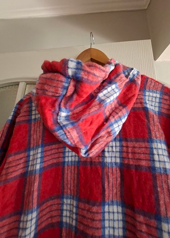 Kırmızı Ekoseli Uzun Kollu oduncu Gömlek - Görsel 5