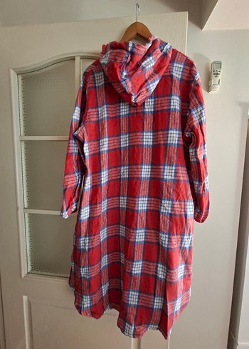 Kırmızı Ekoseli Uzun Kollu oduncu Gömlek - Görsel 2