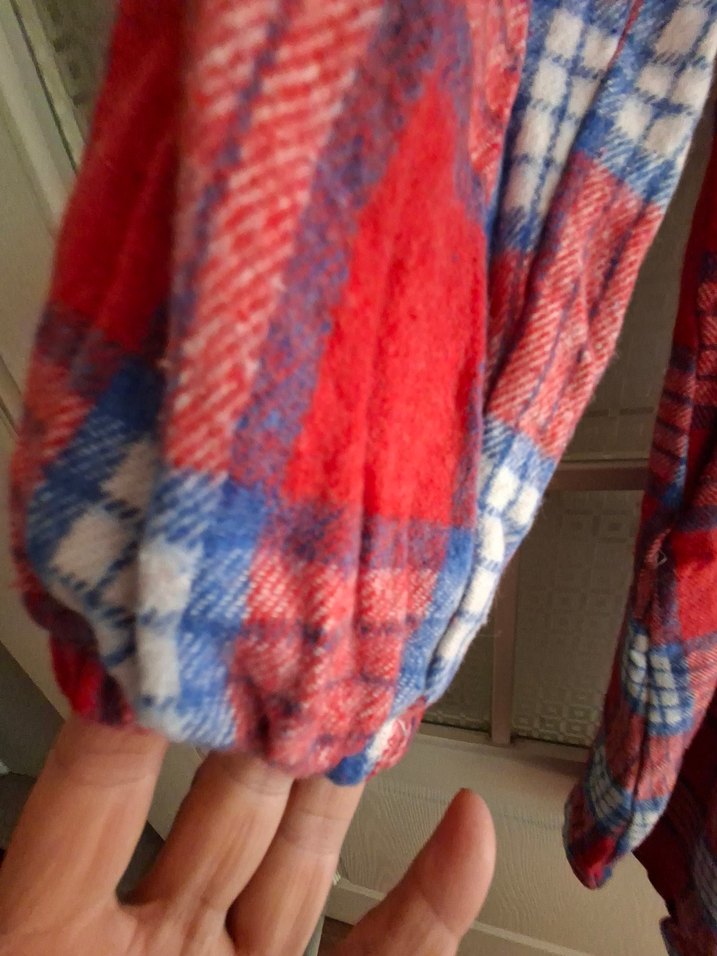 Kırmızı Ekoseli Uzun Kollu oduncu Gömlek - Görsel 4