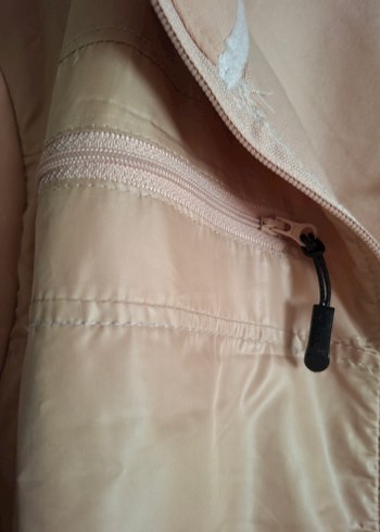 Bej BOSS erkek Fermuarlı Spor sweatshirt unisek - Görsel 6