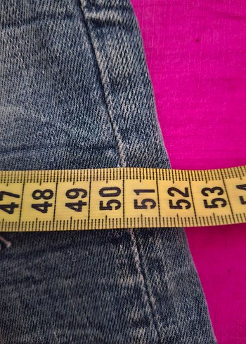 Gri Baskılı Rahat Kesim Erkek Denim Pantolon - Görsel 12