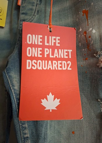 Gri Baskılı Rahat Kesim Erkek Denim Pantolon - Görsel 3