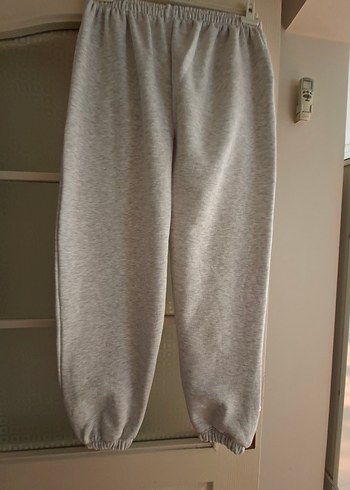 Gri Kadın Rahat Kesim Eşofman Altı unisek - Görsel 2