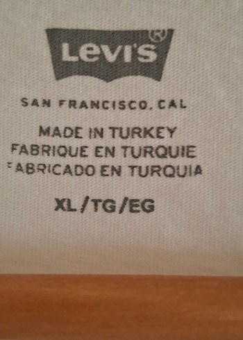 Levi's Beyaz Baskılı Erkek Tişört unisek - Görsel 5