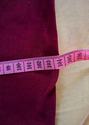 Bordo Nakışlı Uzun Kadın Spor Elbise - Görsel 13