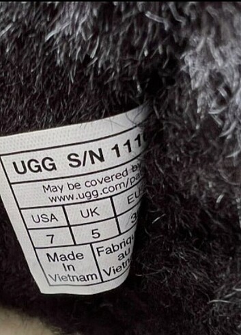 37 Beden UGG ULTRA MİNİ BLACK 