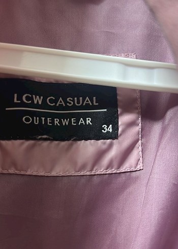 LCW Pembe Peluş Kadın Mont - Görsel 5