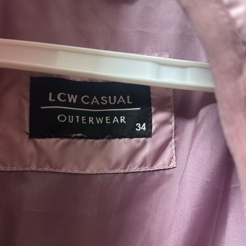 LCW Pembe Peluş Kadın Mont - Görsel 5