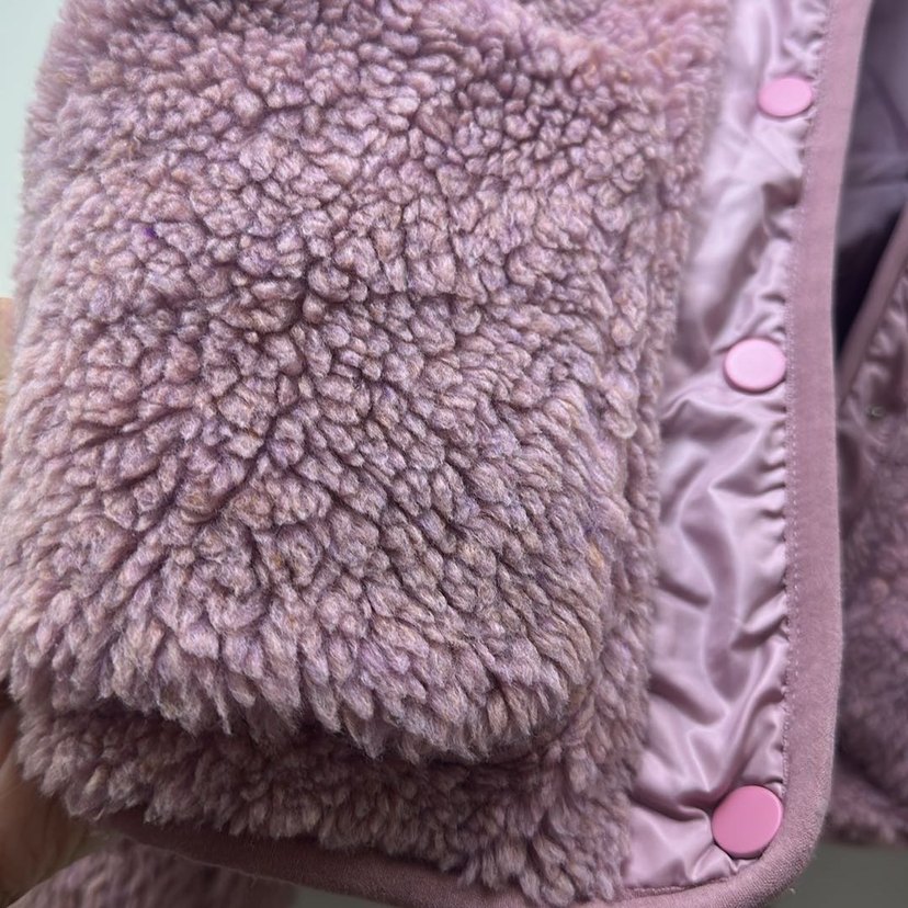 LCW Pembe Peluş Kadın Mont - Görsel 3