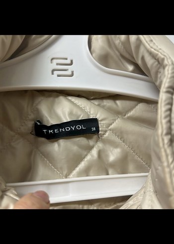 Fermuarlı Trendyol Bej Kadın Ceket - Görsel 2