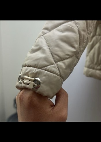 Fermuarlı Trendyol Bej Kadın Ceket - Görsel 3