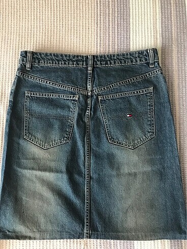 l Beden mavi Renk Tommy Hilfiger Kot Etek