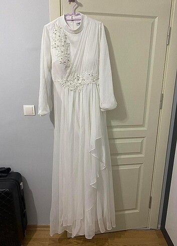 Tesettür abiye elbise - Tesettür nikah elbisesi 
