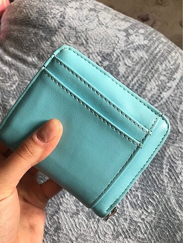  Beden mavi Renk Küçük cüzdan