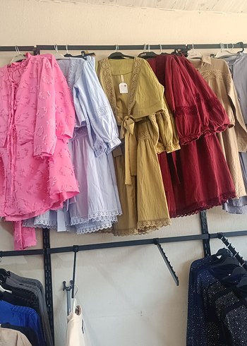 Nakışlı Bohem Mini Kadın Bornoz