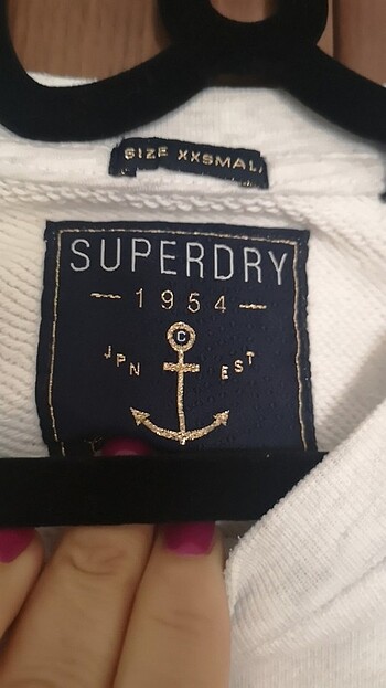 xs Beden Super Dry orjinal Sweatshirt 