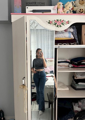 İspanyon paça likralı jean