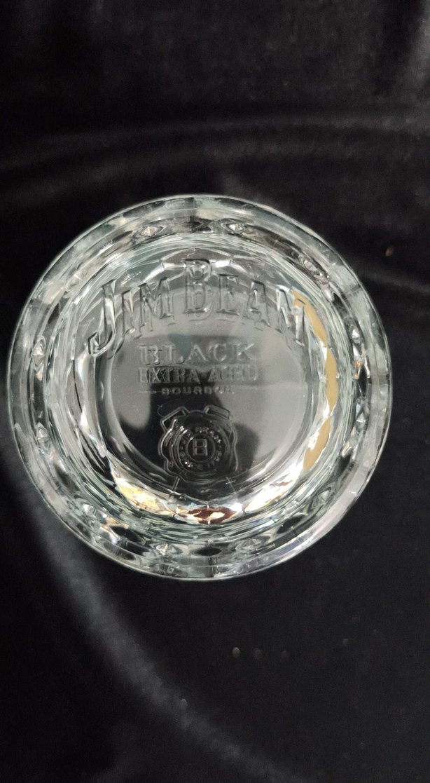 JIM BEAM Parlak Beyaz Kesme Cam Viski  Bardak - Görsel 2