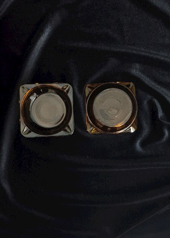 Koyu Bej Minimalist Kül Tablası - Görsel 2