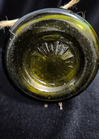 Antika Haki Renkli Gaz Lambası - Görsel 3