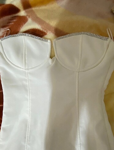 xs Beden Zara taş süsleme elbise