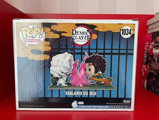  Beden Tanjiro VS Rui Demon Slayer Funko-Pop