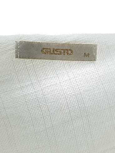 m Beden beyaz Renk Gusto Kısa Elbise %70 İndirimli.