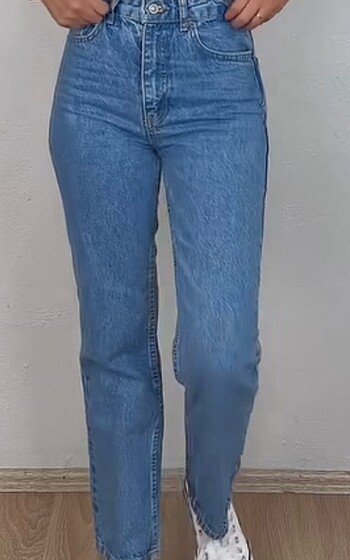 AZ KULLANILMIŞ YÜKSEK BEL STRAIGHT JEAN