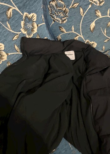 Bershka Fermuarlı Siyah Kadın Midi Mont