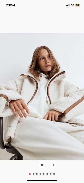 H&M Hm peluş ceket