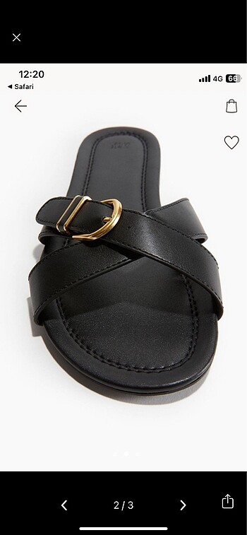 H&M Hm deri terlik