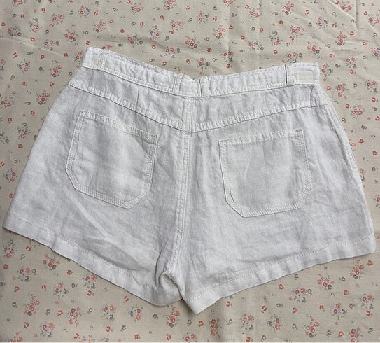 Urban Outfitters Beyaz keten şort