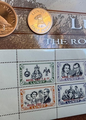 LUNDY 1977 puffin set 1977 baskı ile nadirdir
