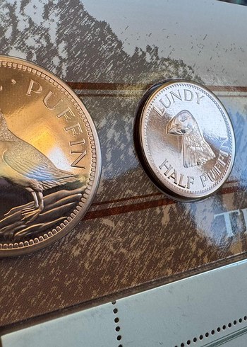  LUNDY 1977 puffin set 1977 baskı ile nadirdir