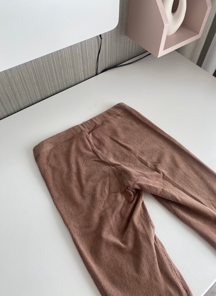 Krem Kadife Tayt - Görsel 4