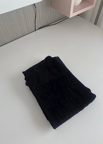 Lacivert Kadife Tayt - Görsel 2