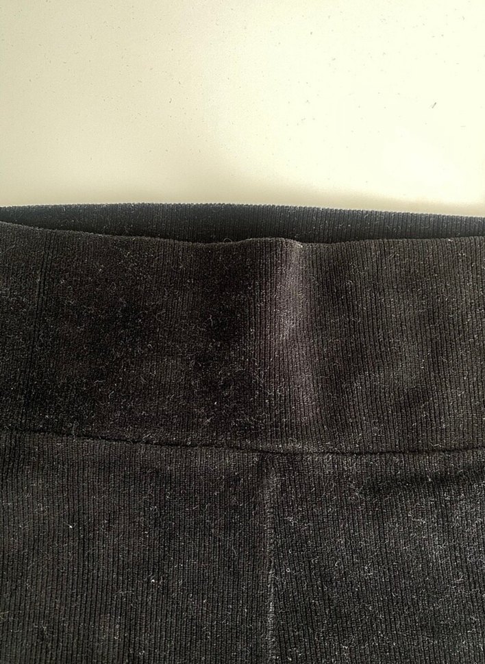 Lacivert Kadife Tayt - Görsel 5