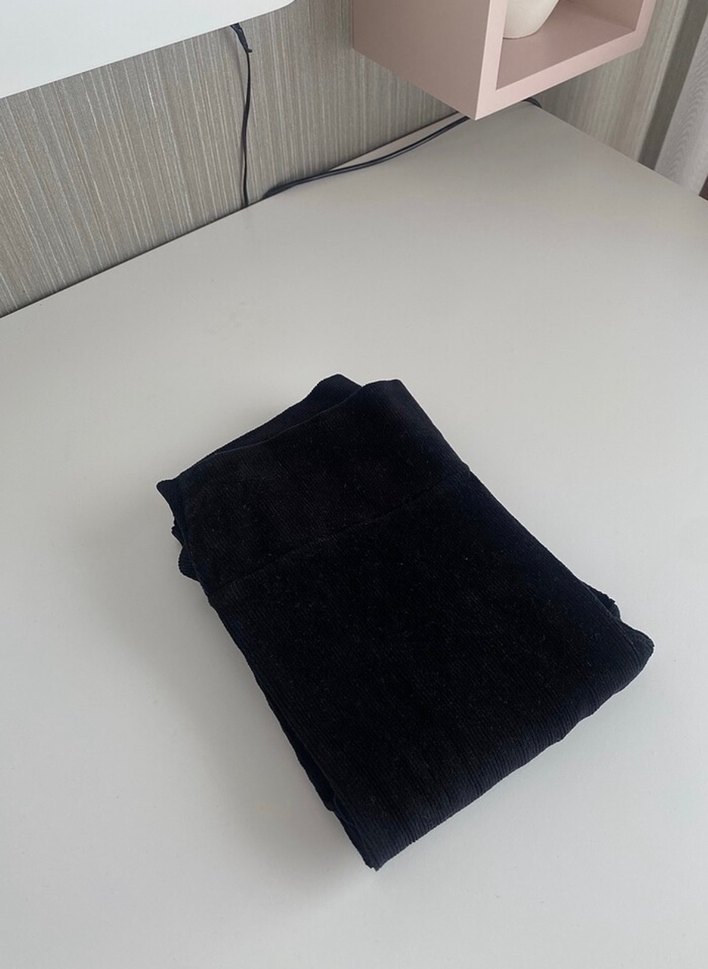 Lacivert Kadife Tayt - Görsel 2