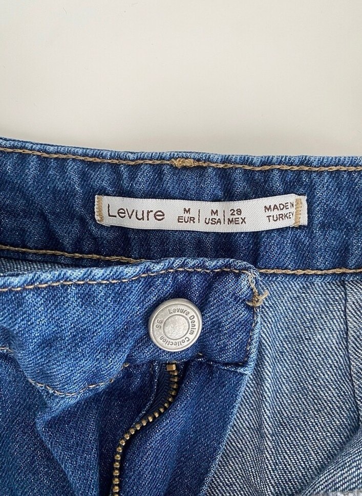 Kadın Lacivert Mom Jean - Görsel 5