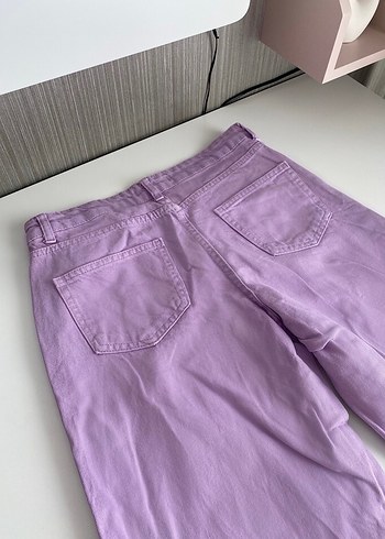 Addax Mor Regular Fit Kadın Jean - Görsel 5